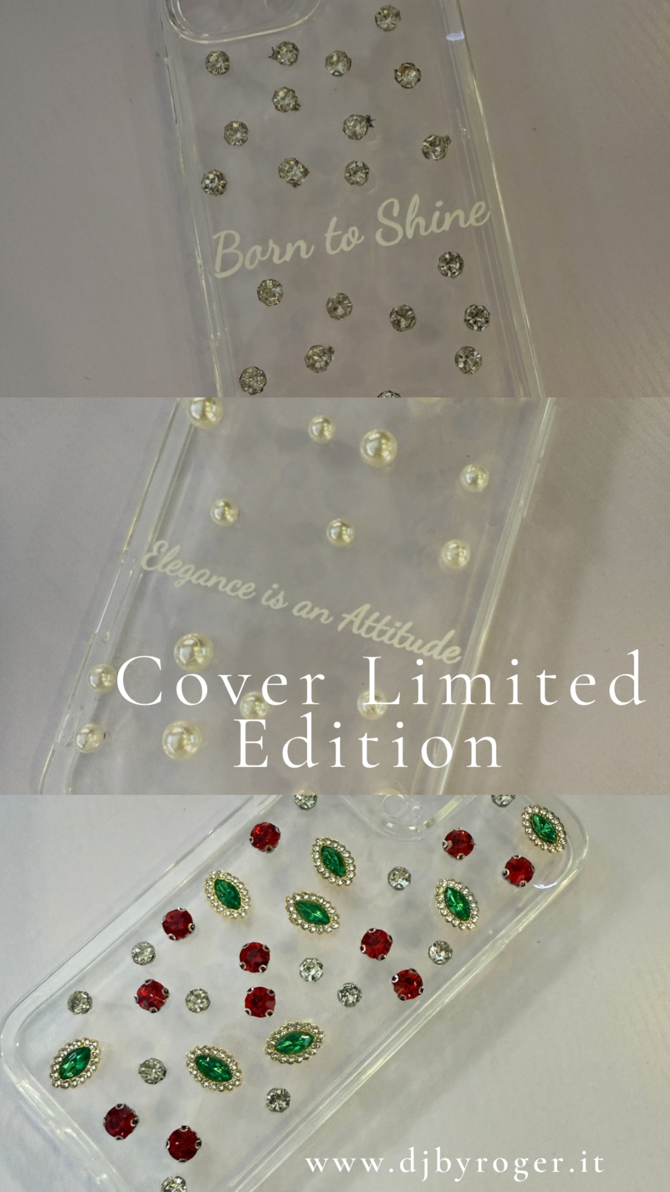 Cover lusso diamante Glitter 