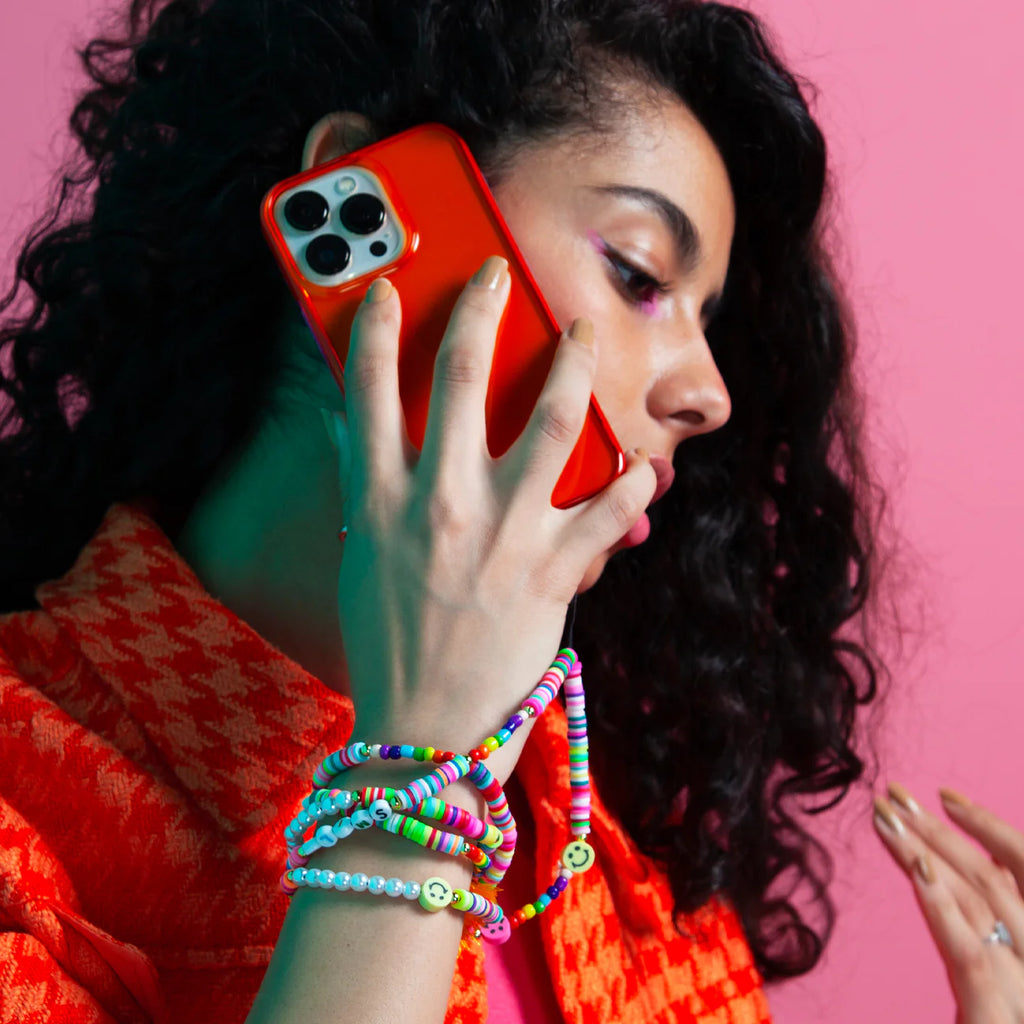 Laccio da collo da 60cm con perline, universale per smartphone