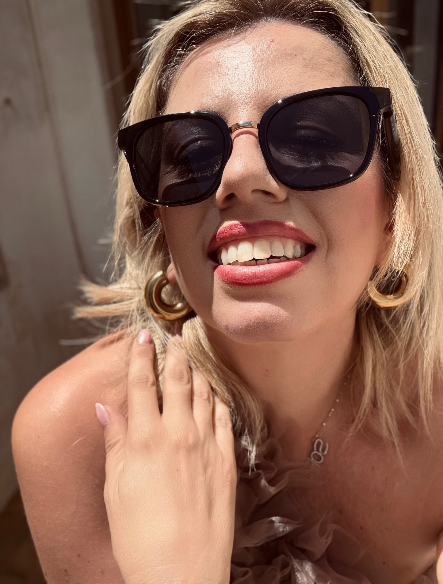 Occhiali Da Sole Aura Luna Metal Black